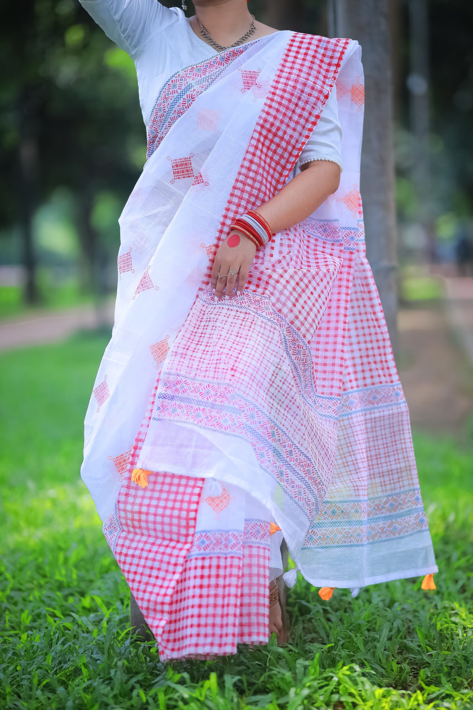 শুভ্রলাল — Cotton Saree