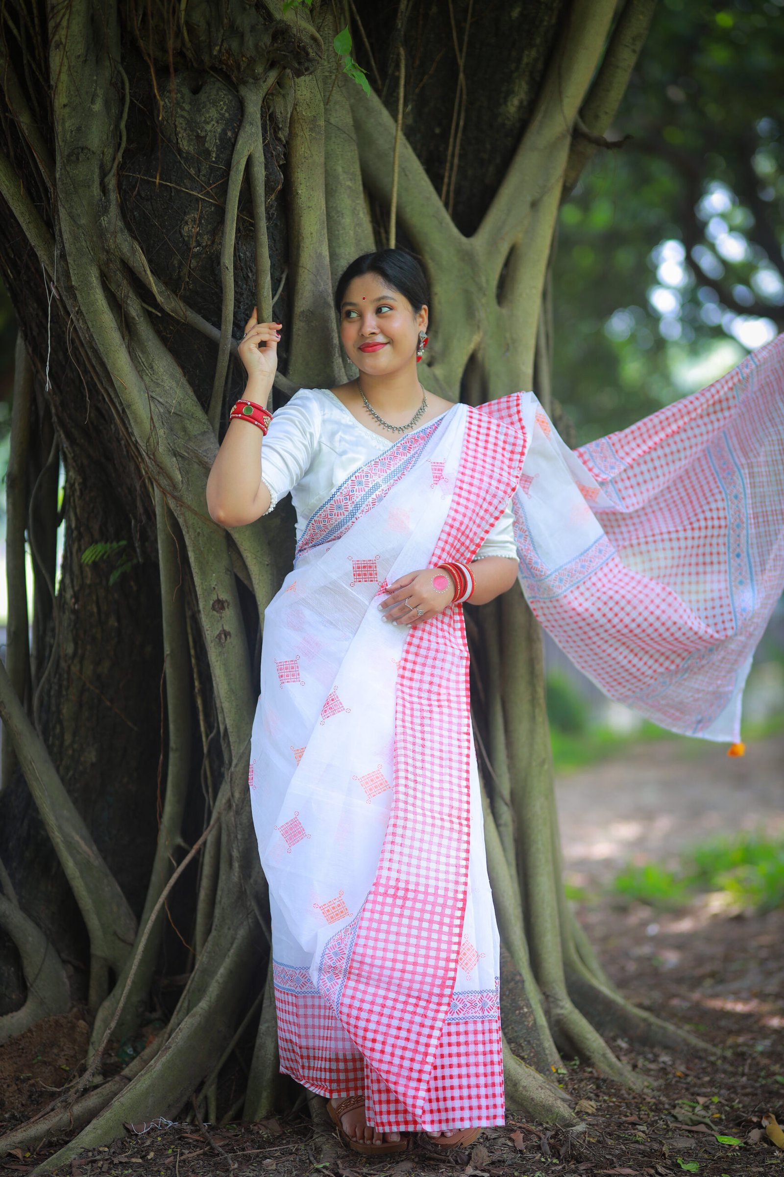 শুভ্রলাল — Cotton Saree