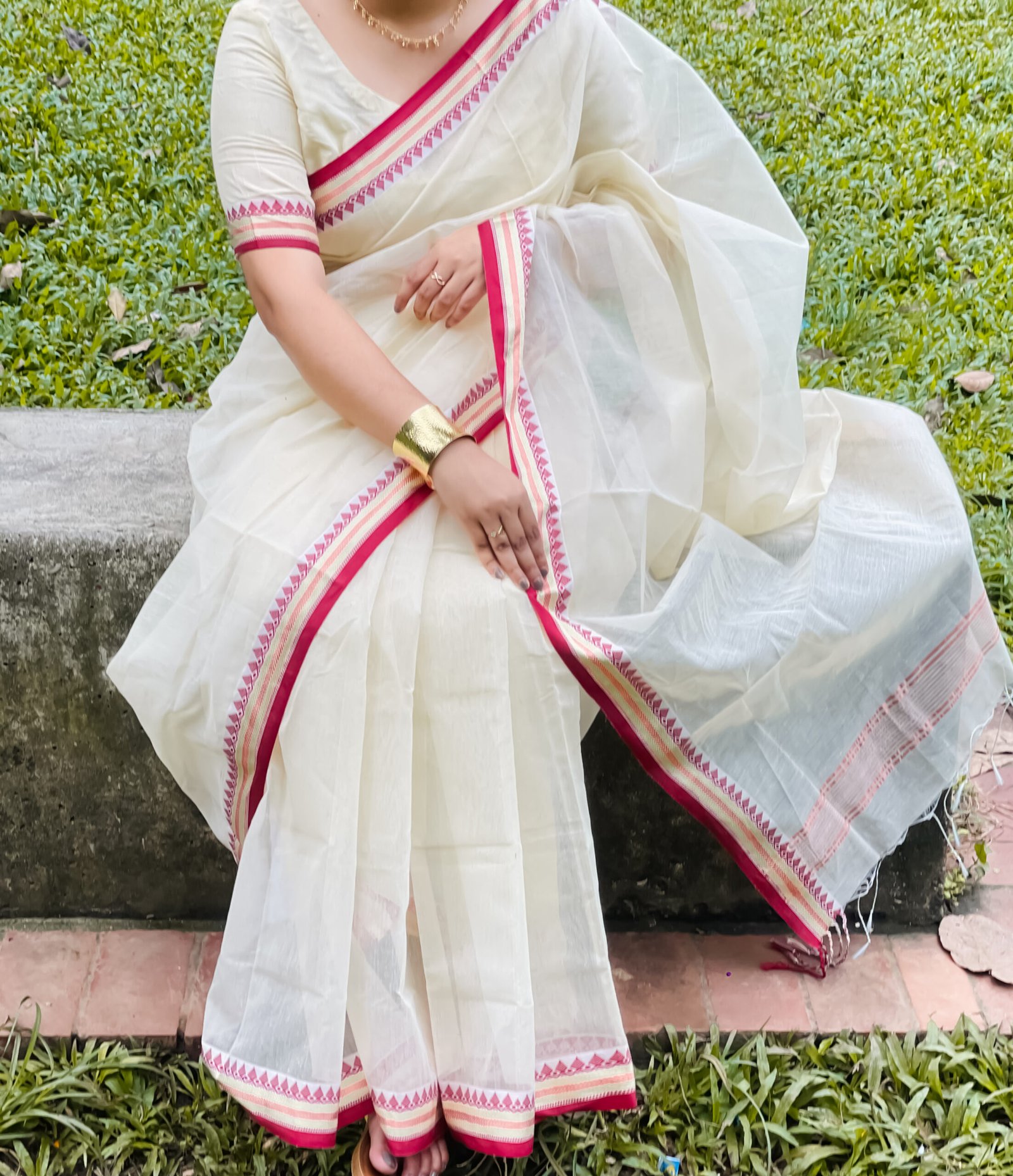 রক্তজবা — মসলিন সুতি 