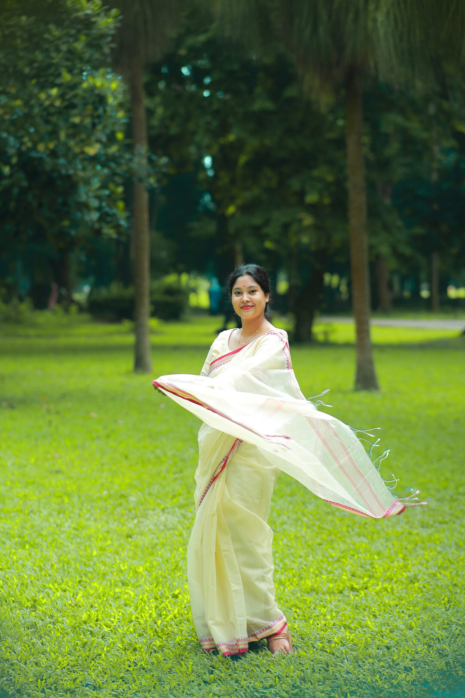 রক্তজবা — মসলিন সুতি 